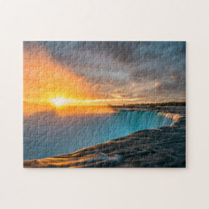 Sunset Falls-Rätsel Puzzle