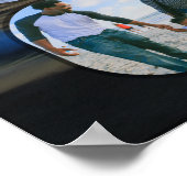 Sunset Family Foto Collage 1577 Art Print Poster (Ecke)