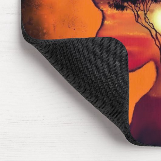 Sunset Fantasy Mouse Pad Mousepad (Ecke)