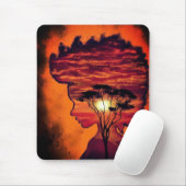 Sunset Fantasy Mouse Pad Mousepad (Mit Mouse)