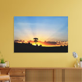 Sunset Farm Londrina Leinwanddruck (Insitu (Wohnzimmer))