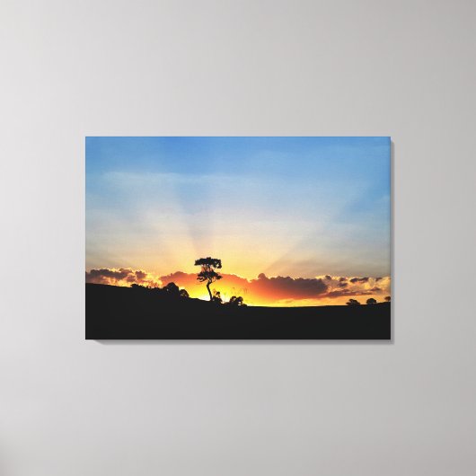 Sunset Farm Londrina Leinwanddruck (Vorderseite)