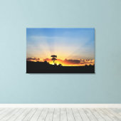 Sunset Farm Londrina Leinwanddruck (Insitu (Holzboden))