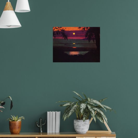 Sunset - Felix Vallotton Poster (Wohnzimmer 1)