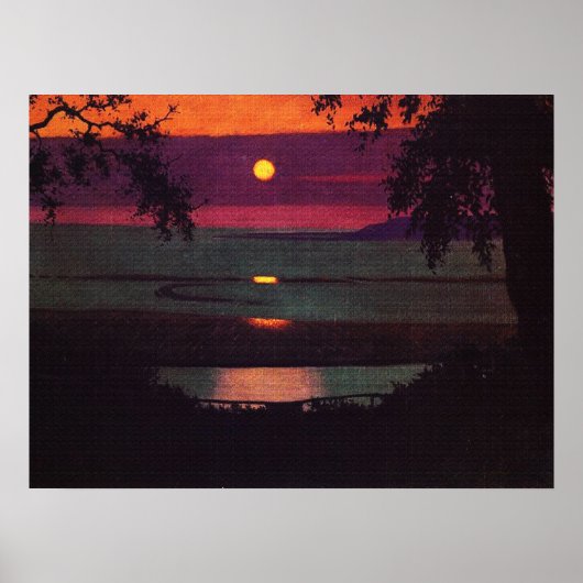 Sunset - Felix Vallotton Poster (Vorne)