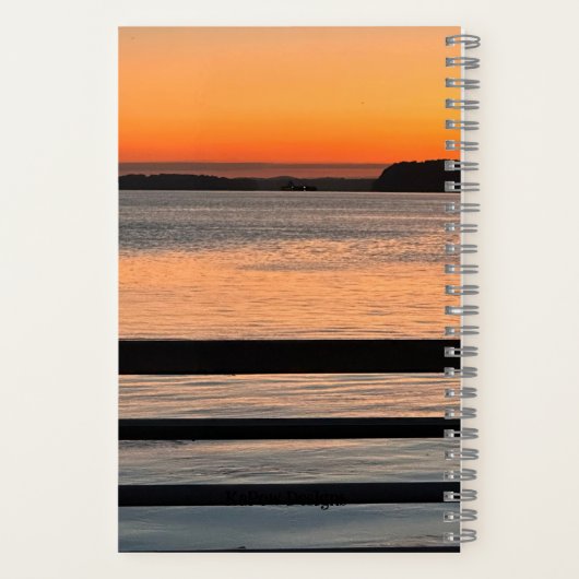 Sunset Ferry Ride Notizblock (Rückseite)