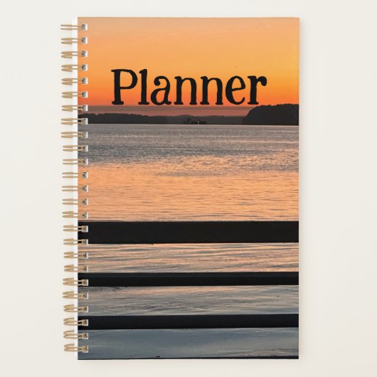 Sunset Ferry Ride Planner Planer (Vorderseite)