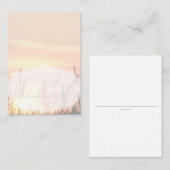 Sunset Field-Platzkarte Platzkarte (Vorne/Hinten)