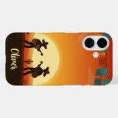 Sunset Fiesta - Whimsical Desert Celebration Case-Mate iPhone Hülle (Rückseite (Horizontal))