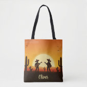 Sunset Fiesta - Whimsical Desert Celebration Tasche (Vorderseite)