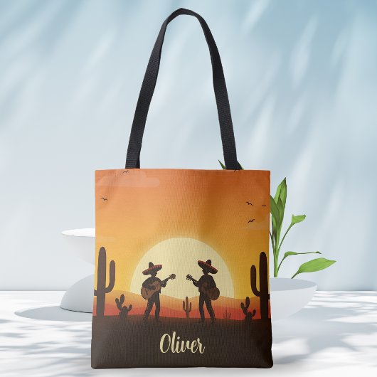 Sunset Fiesta - Whimsical Desert Celebration Tasche