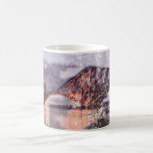 Sunset Firth of Forth Railway Bridge Kaffeetasse (Mittel)
