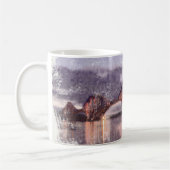 Sunset Firth of Forth Railway Bridge Kaffeetasse (Links)