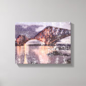 Sunset Firth of Forth Railway Bridge Leinwanddruck (Vorderseite)