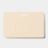 Sunset Flame Event Name Badge – Anpassbar Ausweis (Rückseite)