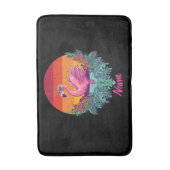 Sunset FLAMINGO Badematte (Vorderseite Vertikal)