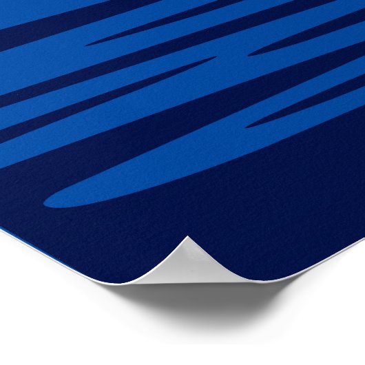 Sunset Flamingos Poster (Ecke)