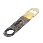 SUNSET Flaschenöffner (Vorderseite Schrägansicht)