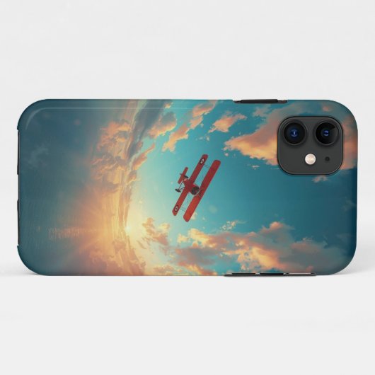 Sunset Flight Adventure Mobile Case (Rückseite (Horizontal))