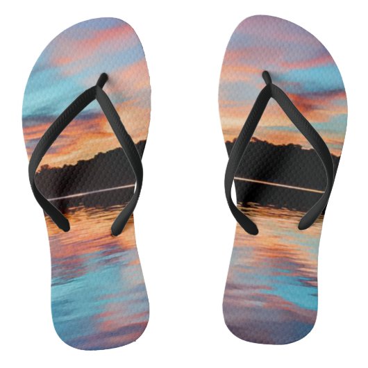 Sunset Flip Flops Badesandalen (Fußbett)