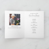 Sunset Florals Feier des Programms "Leben" Programm (Innenseite)