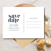 Sunset Florida Beach Hochzeit Save the Date Ankündigungspostkarte