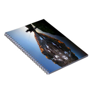 Sunset Fly Fisherman at Guitar Lake - JMT Notizblock
