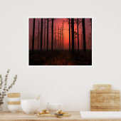 Sunset Fog Poster (Küche)