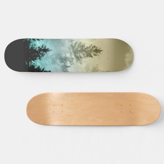 Sunset Forest Dream #2 #dreamy #wall #art #art Skateboard (Horizontal)