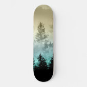 Sunset Forest Dream #2 #dreamy #wall #art #art Skateboard (Vorderseite)