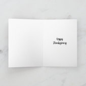 Sunset Forest Hebrews 13:15 Happy Thanksgiving Karte (Innenseite)