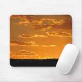 Sunset Foto Bright Orange Abend Sky Landschaft Mousepad (Mit Mouse)