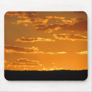 Sunset Foto Bright Orange Abend Sky Landschaft Mousepad
