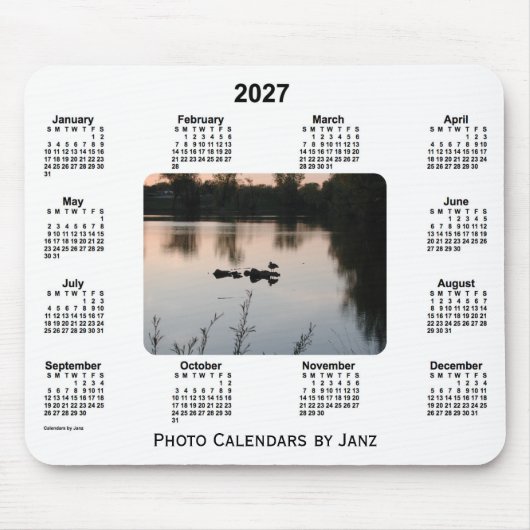 Sunset Foto Calendar von Janz Mousepad (Vorne)