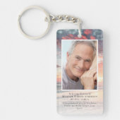 Sunset Foto Memorial Gebet Schlüsselanhänger (Vorderseite)