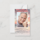 Sunset Foto Memorial Prayer Card mit Umschlag Mitteilungskarte (Vorderseite)