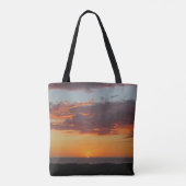 Sunset Foto Orange Sky Pacific Ocean Coast Tasche (Rückseite)