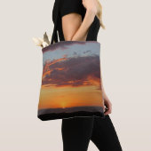 Sunset Foto Orange Sky Pacific Ocean Coast Tasche (Von Nahem)