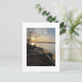 Sunset Foto Postkarte (Stehend Vorderseite)