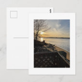 Sunset Foto Postkarte (Vorne/Hinten)