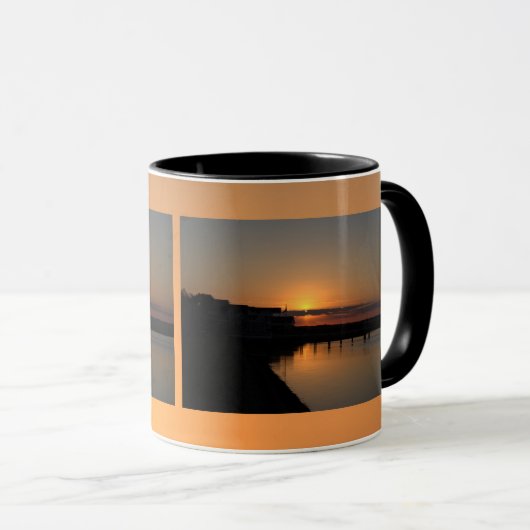 Sunset Foto Tasse (VorderseiteRechts)