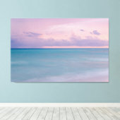 Sunset Foto Wohngestaltung mit Beach Waves Leinwanddruck (Insitu (Holzboden))