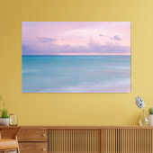Sunset Foto Wohngestaltung mit Beach Waves Leinwanddruck (Insitu (Wohnzimmer))