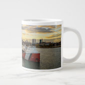 Sunset Freighter Jumbo-Tasse (Rechts)