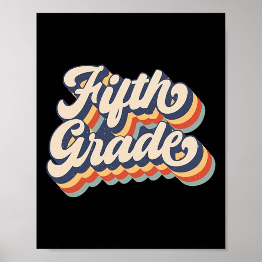 Sunset Fünfte Klasse Lehrer und Student zurück zu  Poster (Vorne)