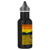 Sunset Gazelle Wildlife Art Trinkflasche (Links)