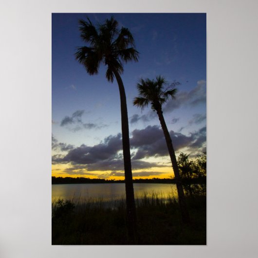 Sunset, George Lestrange Preserve, Fort Pierce, FL Poster (Vorne)