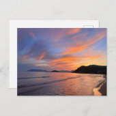 Sunset Gerakas Beach Zakynthos Griechenland Fotogr Postkarte (Vorne/Hinten)