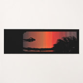 Sunset Girl Yogamatte (Vorderseite (Horizontal))