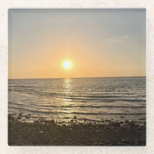 Sunset Glasuntersetzer (Vorderseite)